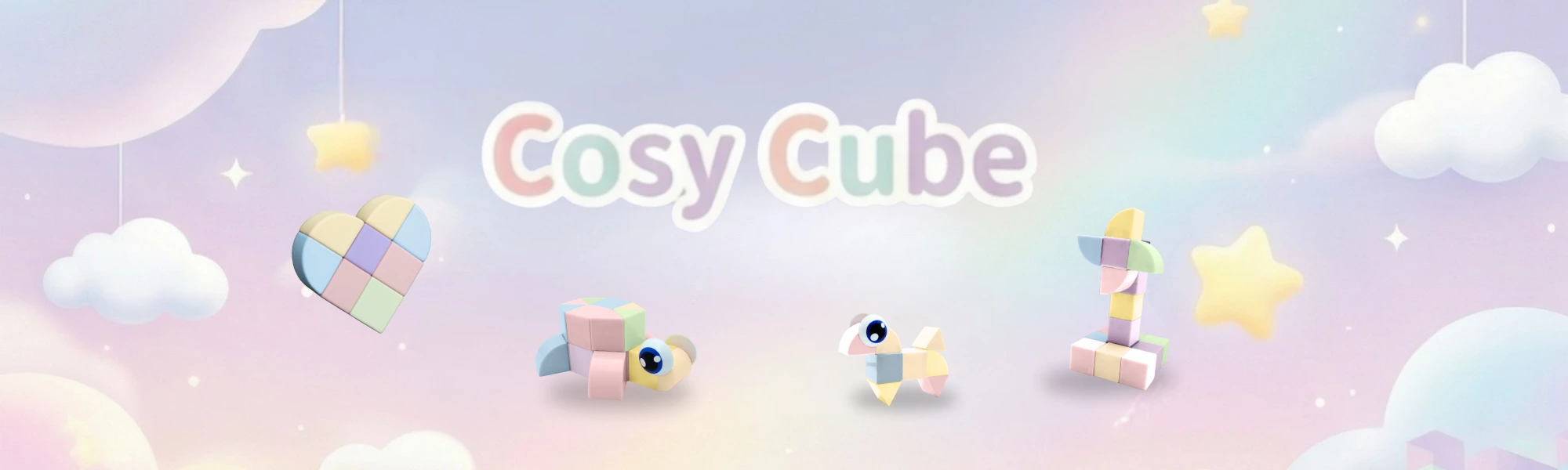 背景雲朵與動物